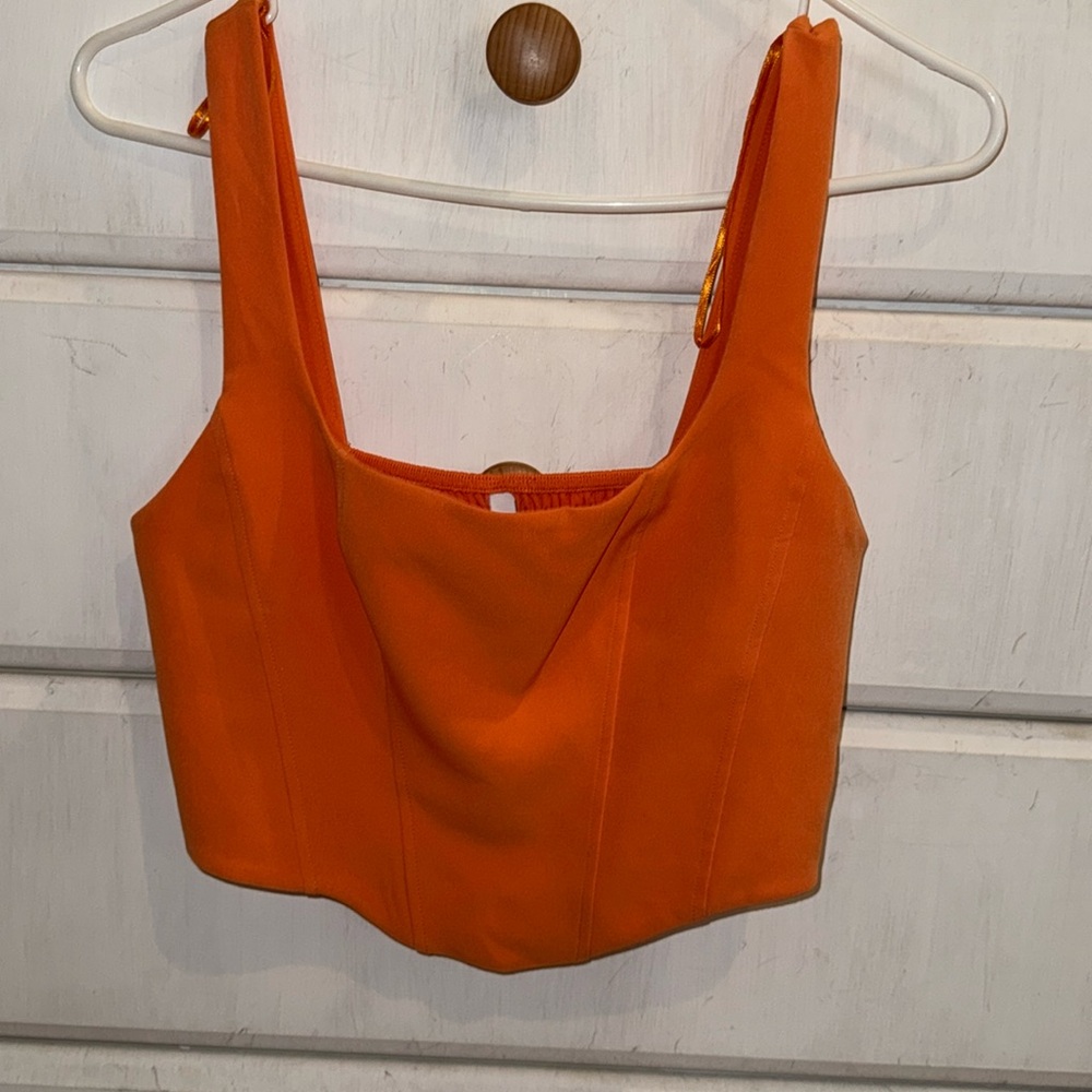 Orange Crop Top